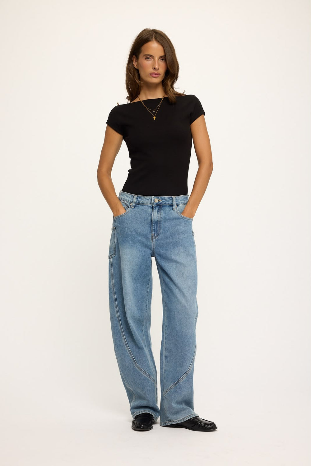 Redial - Barrel Jeans - RD3706 - Barrel spijkerbroek dames