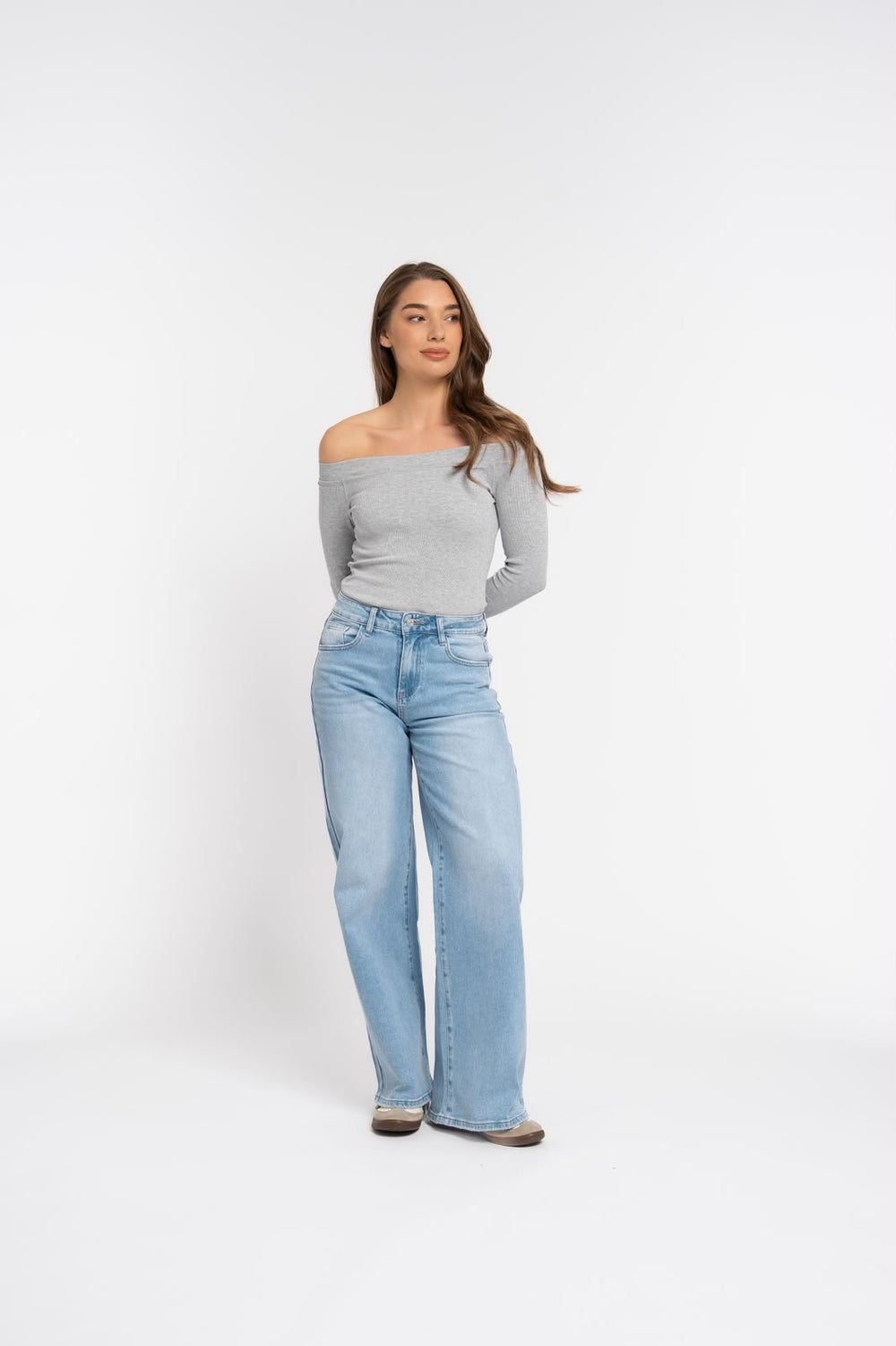 Redial - Wide Jeans - RD7386 - Wijde dames spijkerbroek