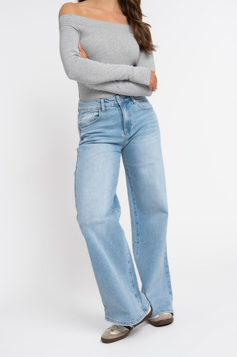 Redial - Wide Jeans - RD7386 - Wijde dames spijkerbroek