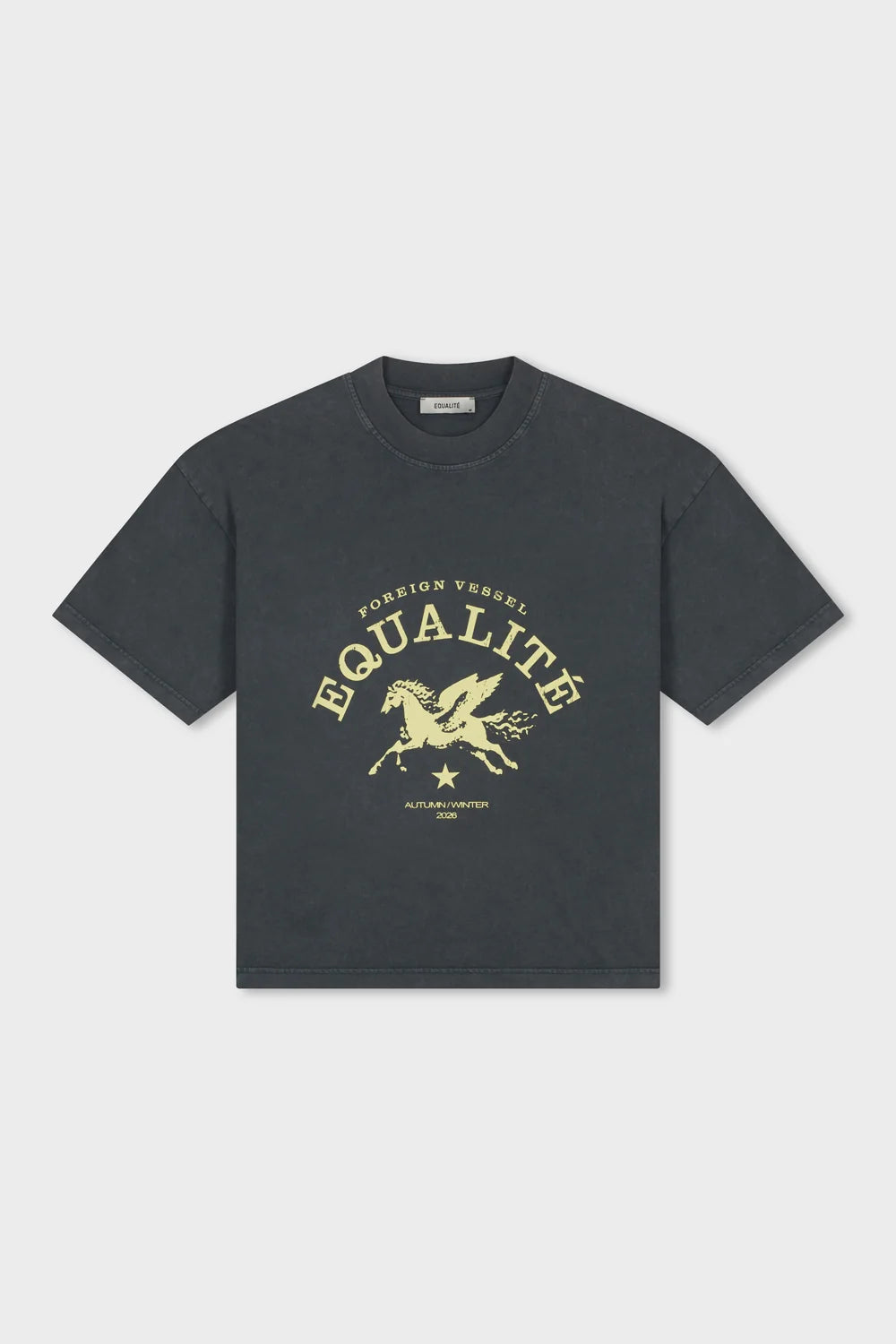 Equalité Sian Boxy Tee Washed Grey