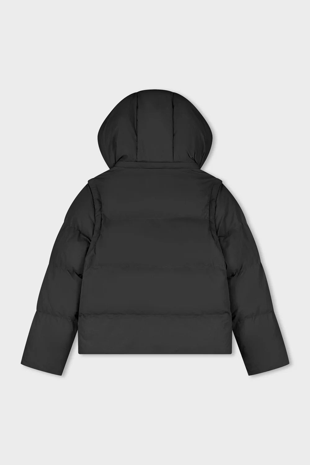 SOCIETÉ 2 IN 1 PUFFER JACKET BLACK