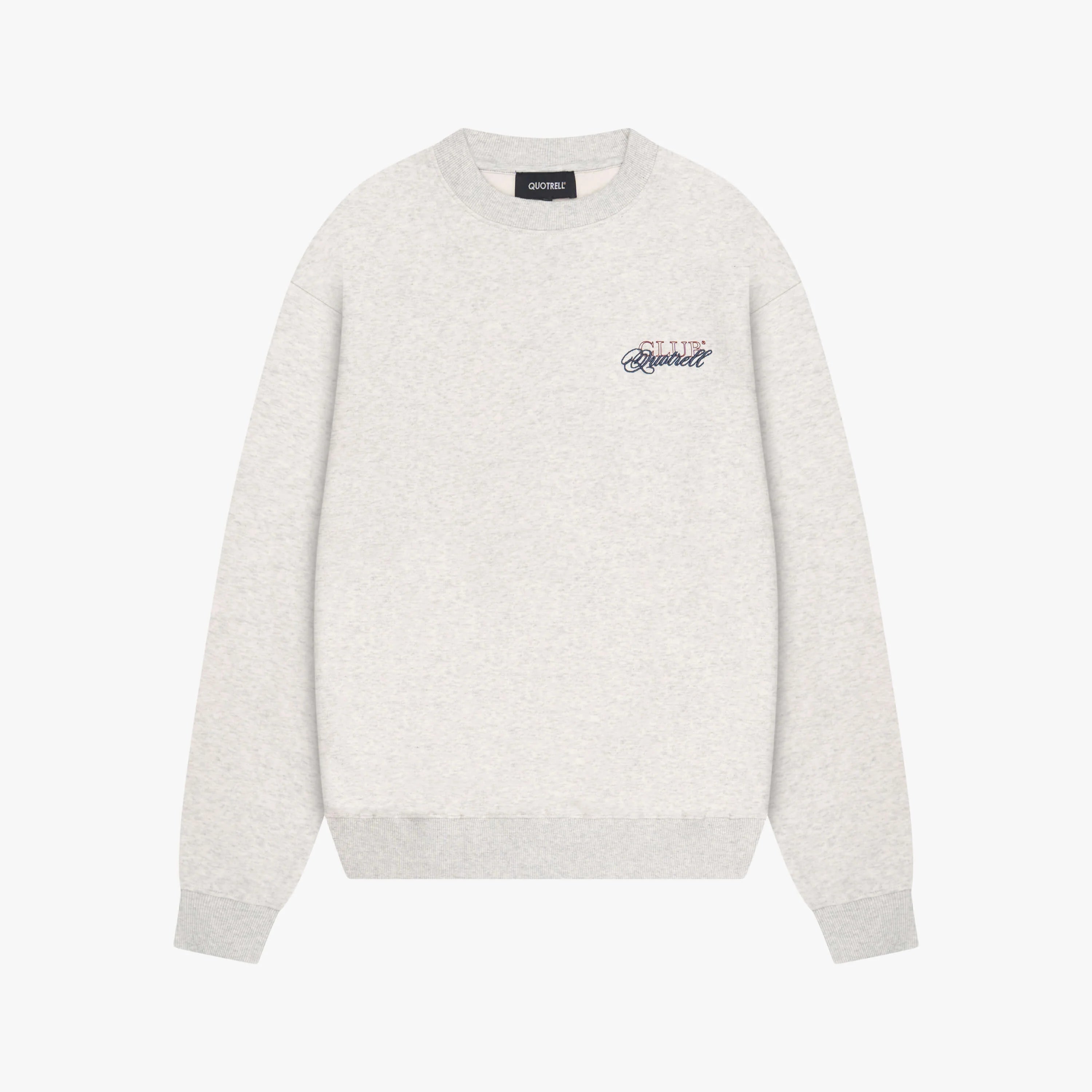FUTURA CREWNECK | LIGHT GREY MELEE/BLU