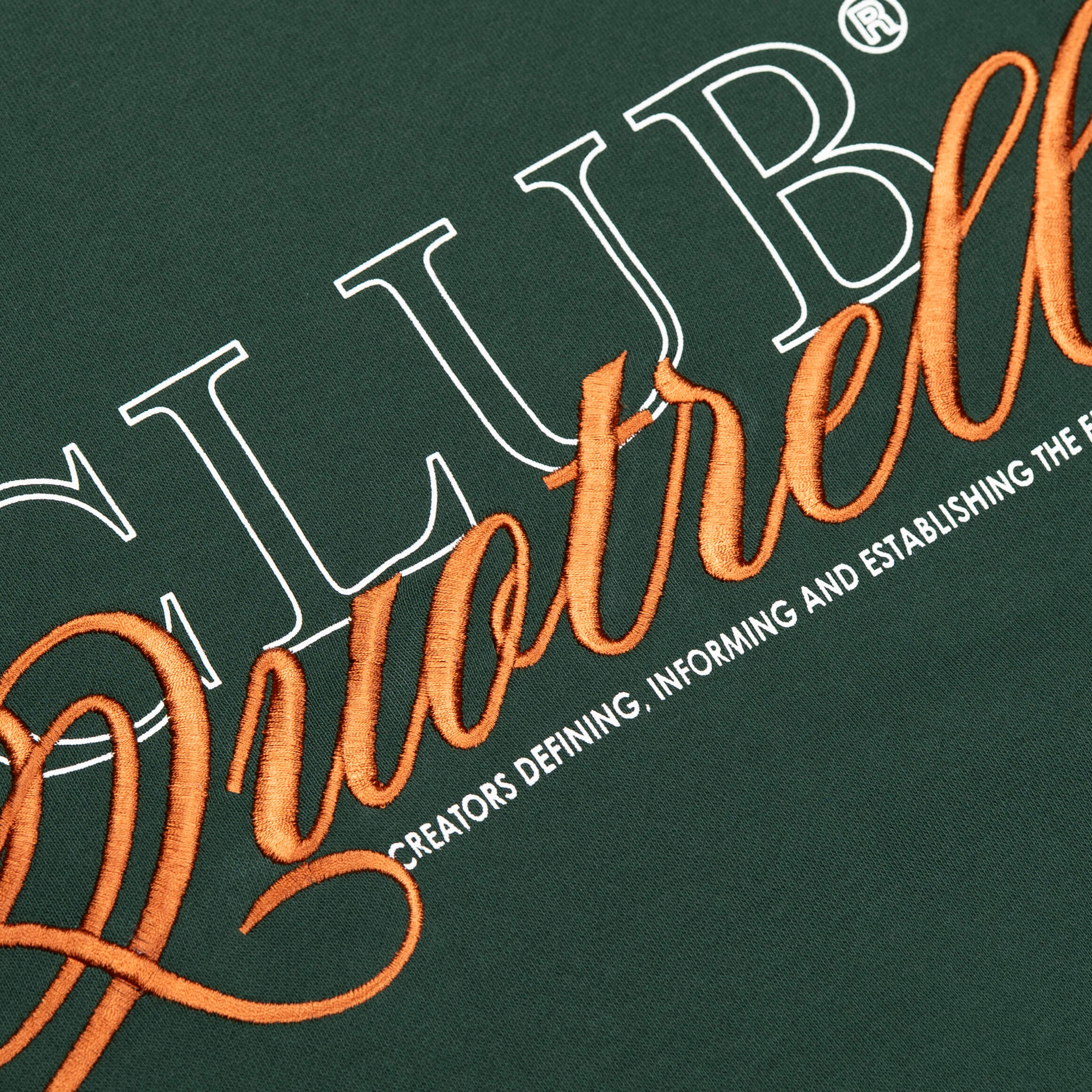 FUTURA CREWNECK | PETROL/ORANGE