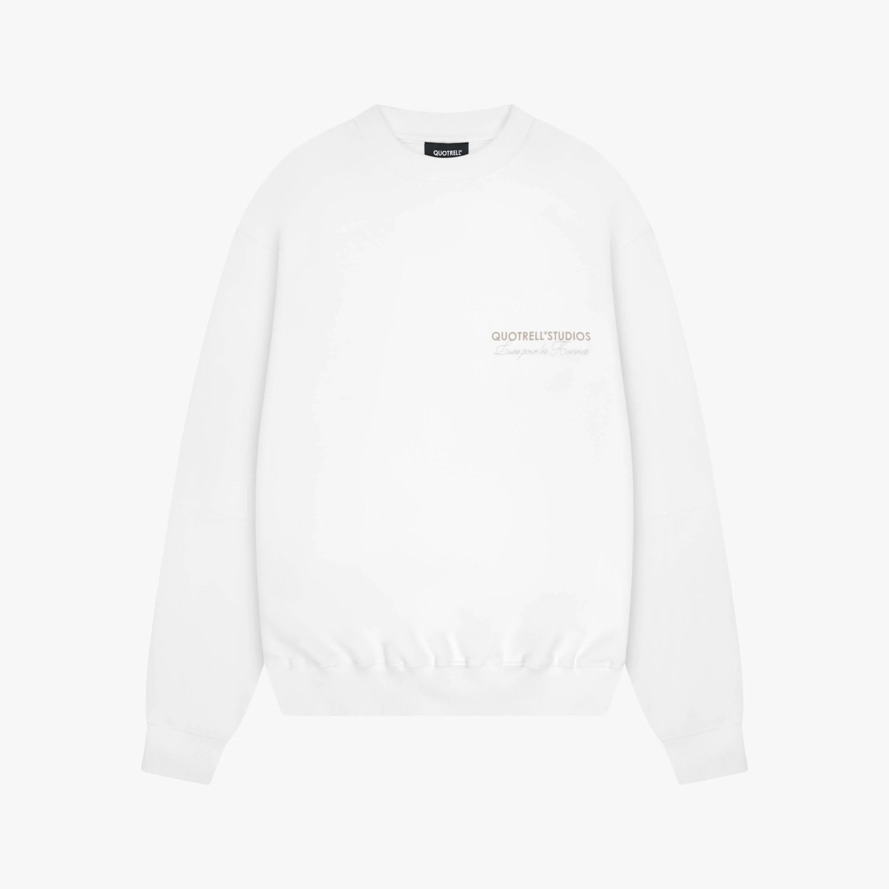 STUDIOS CREWNECK | ECRU/TAUPE