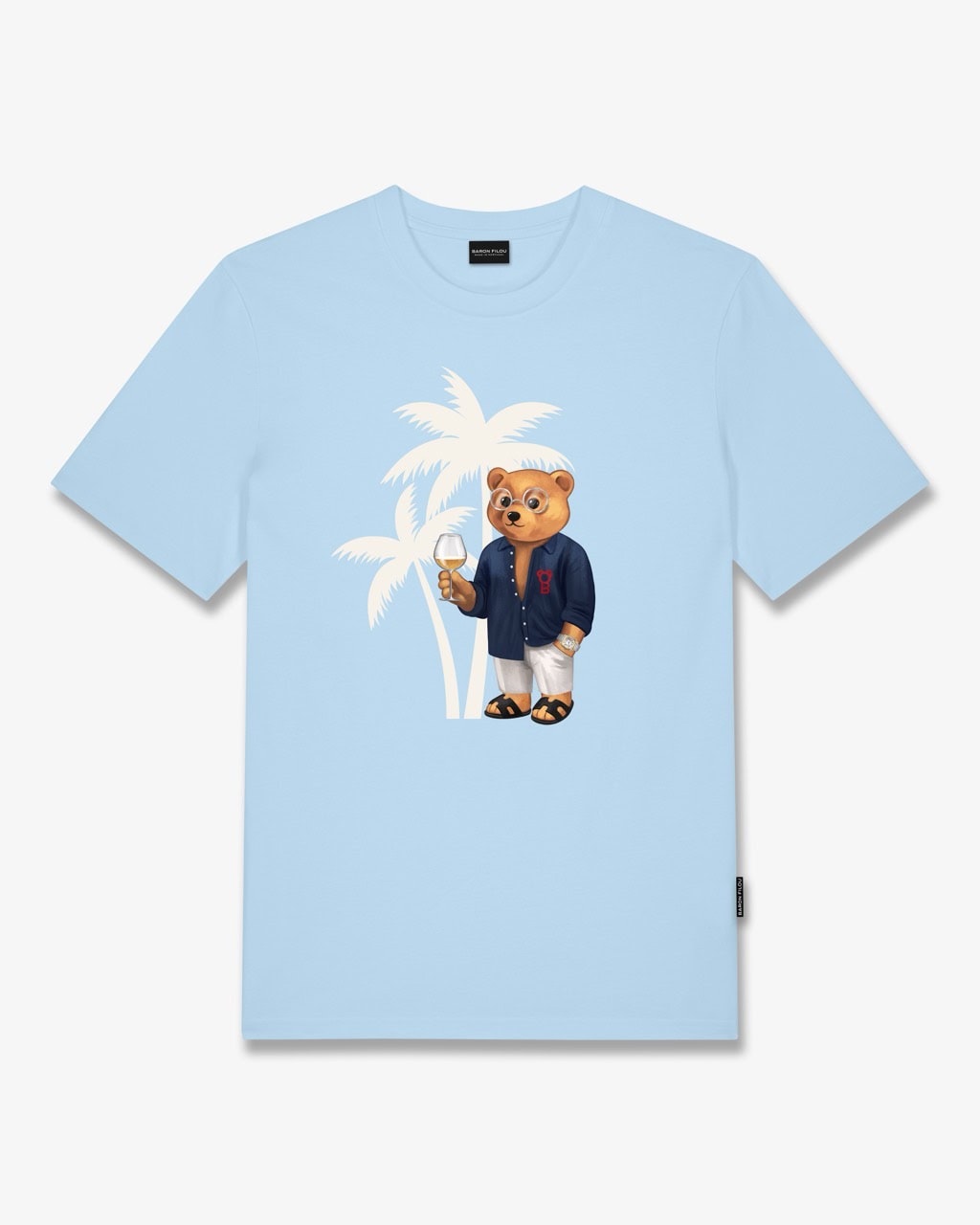 T-Shirt Filou CLXIV. PALMS BLUE