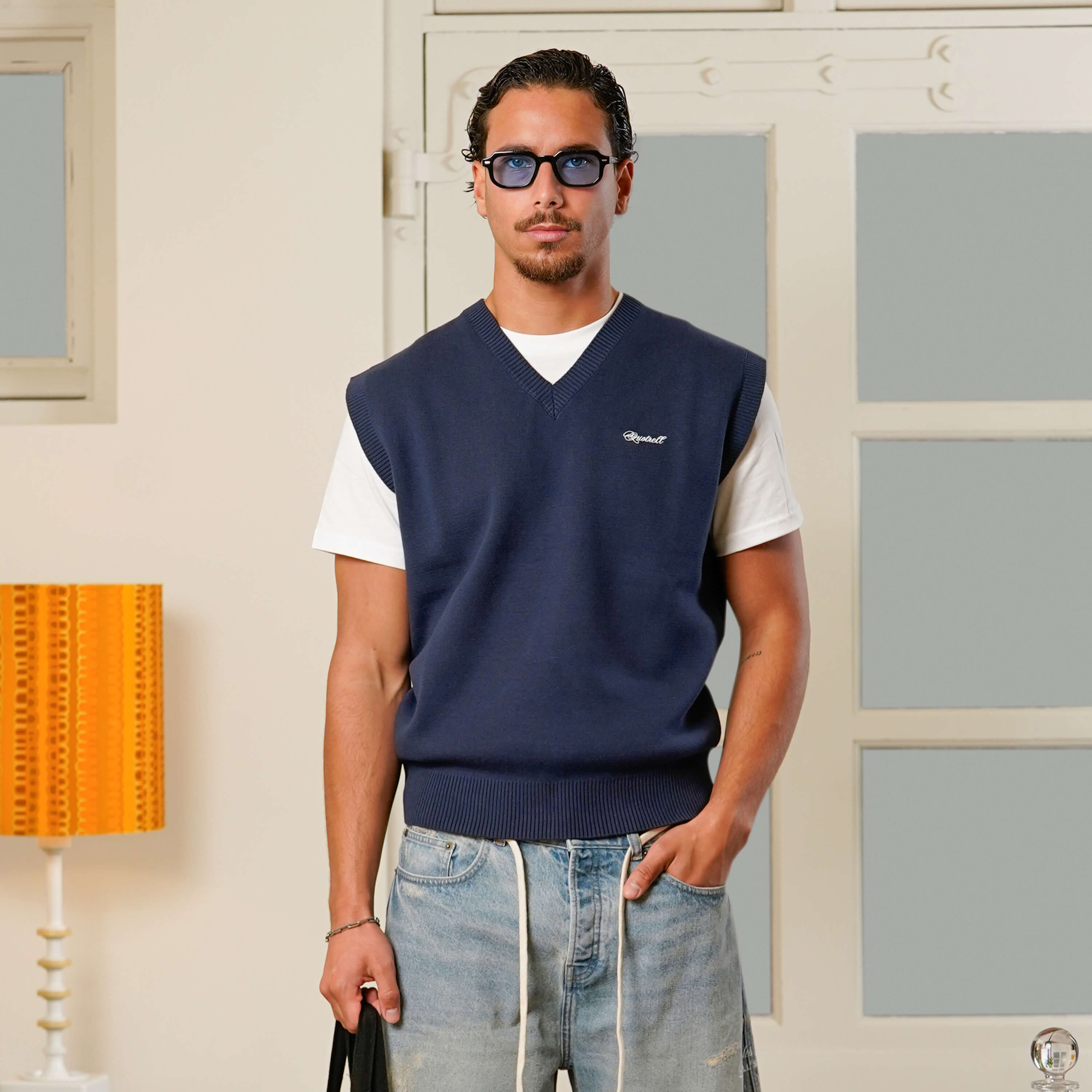 RAY SPENCER | NAVY/WHITE