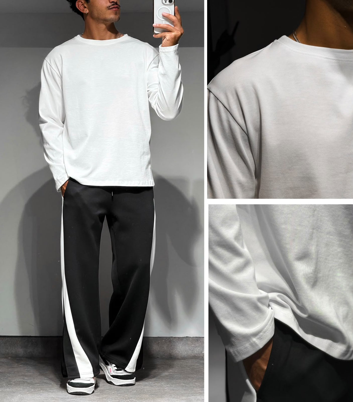 UNIPLAY LONGSLEEVE - WHITE