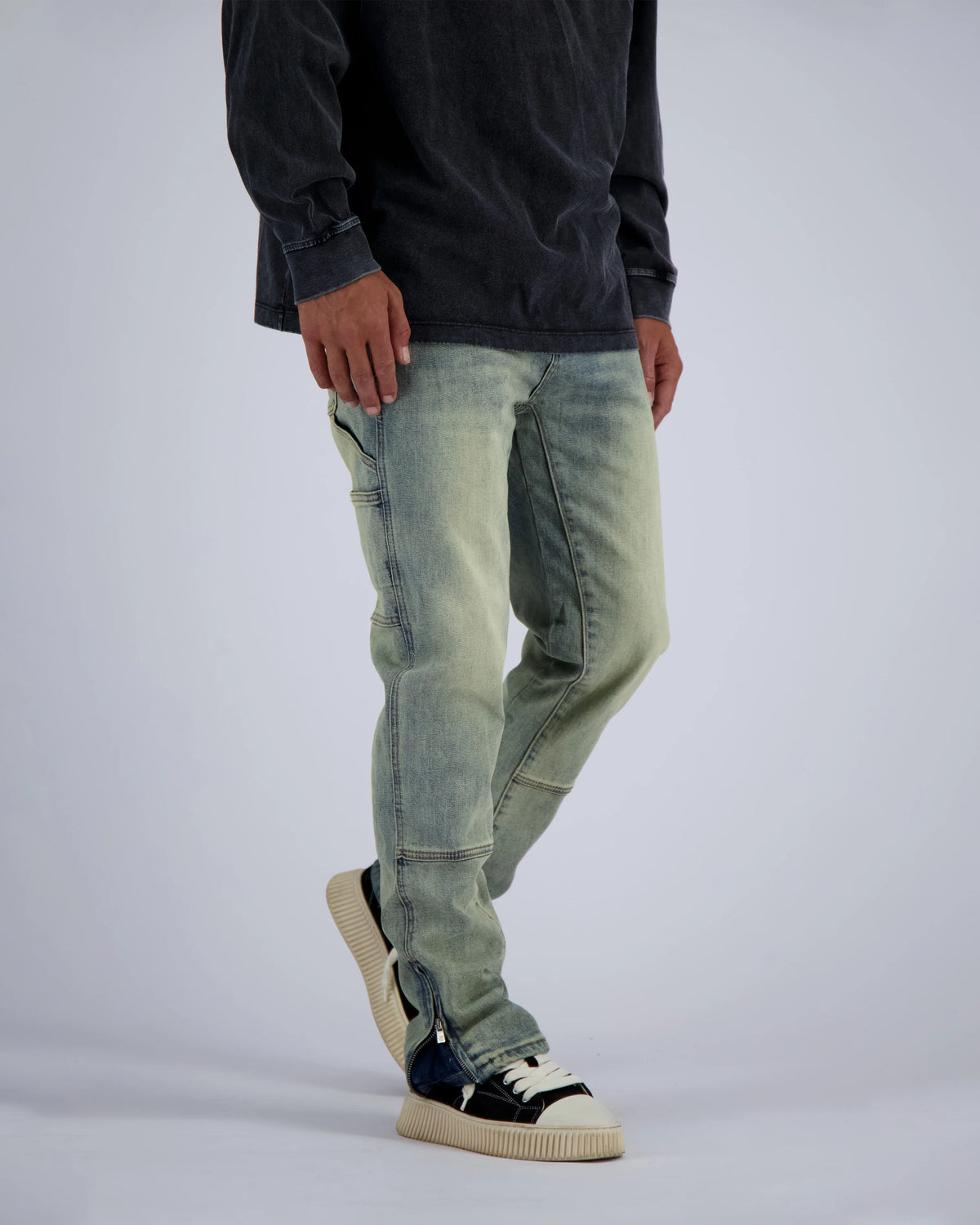 Black bananas - V2 WORKER DENIM - BLUE