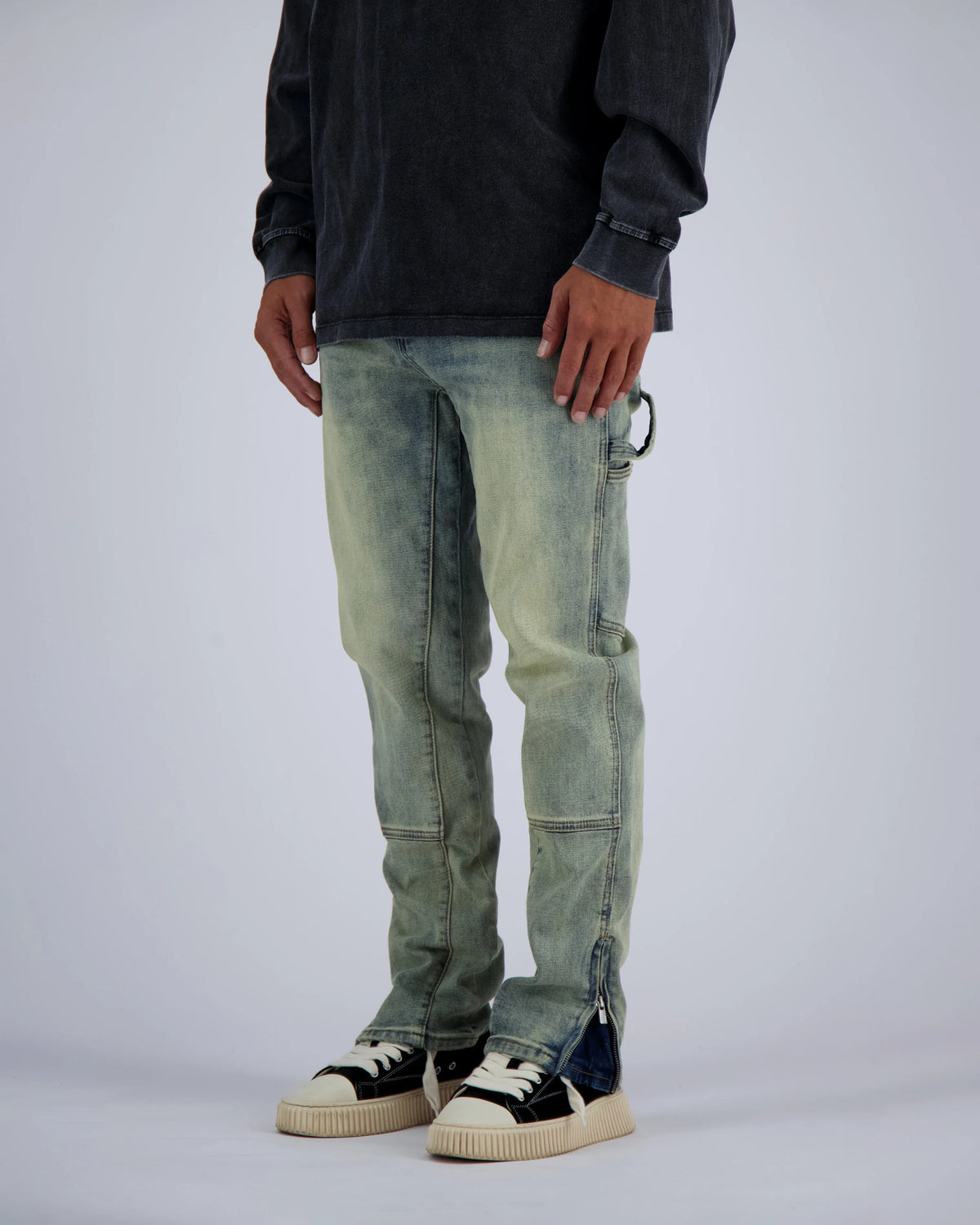 Black bananas - V2 WORKER DENIM - BLUE