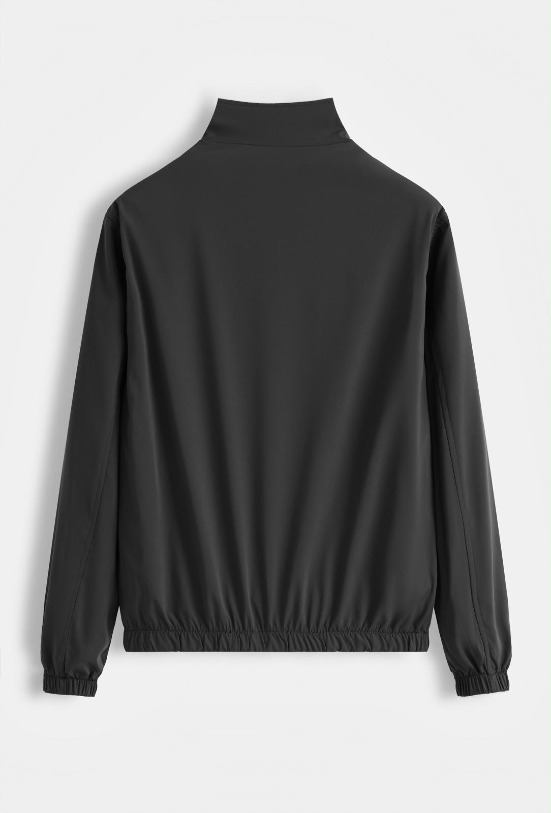 Glans jacket - Zwart/Grijs