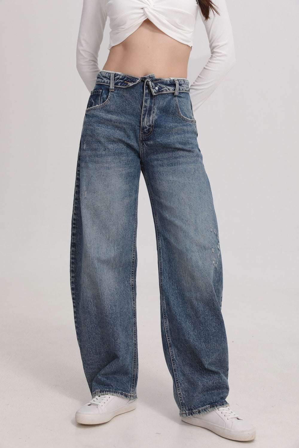 See See - Barrel Jeans - Blue - A5193