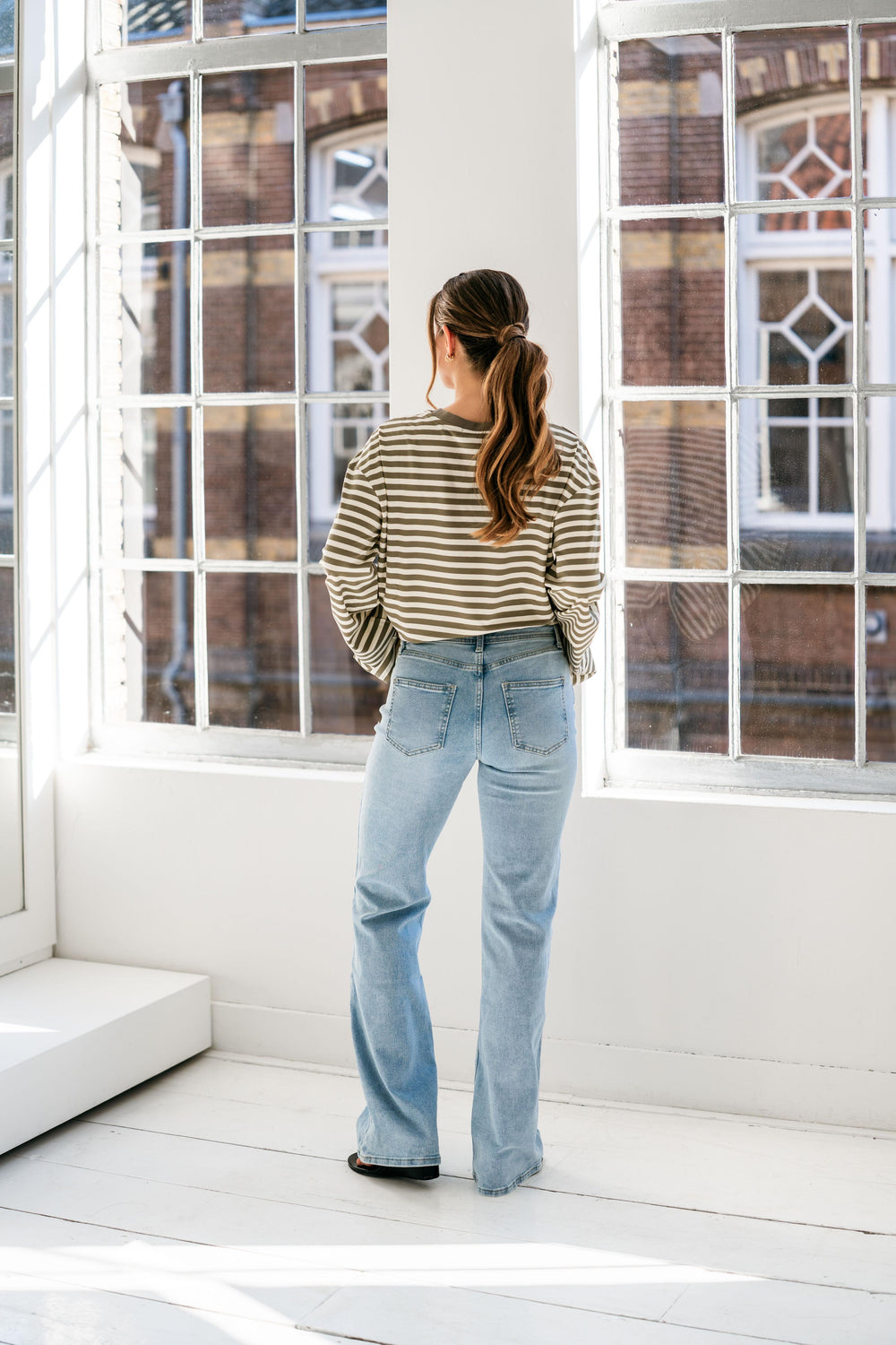 Million - Redial - mid waist extra tall flare jeans - RD3060