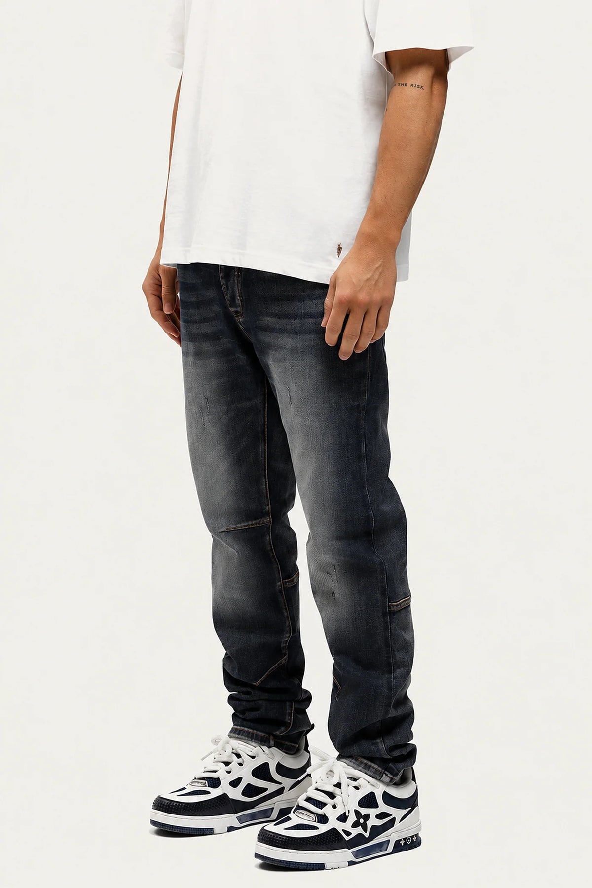 BULLET DARK BLUE BAGGY JEANS