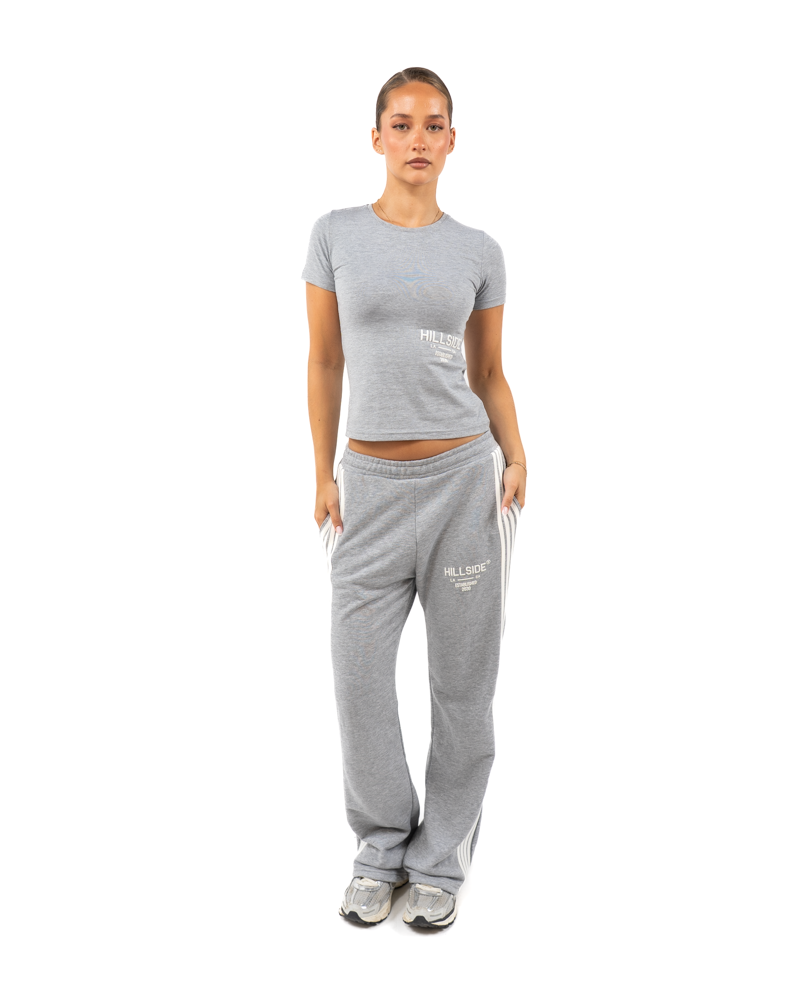 STRIPE T-SHIRT GREY