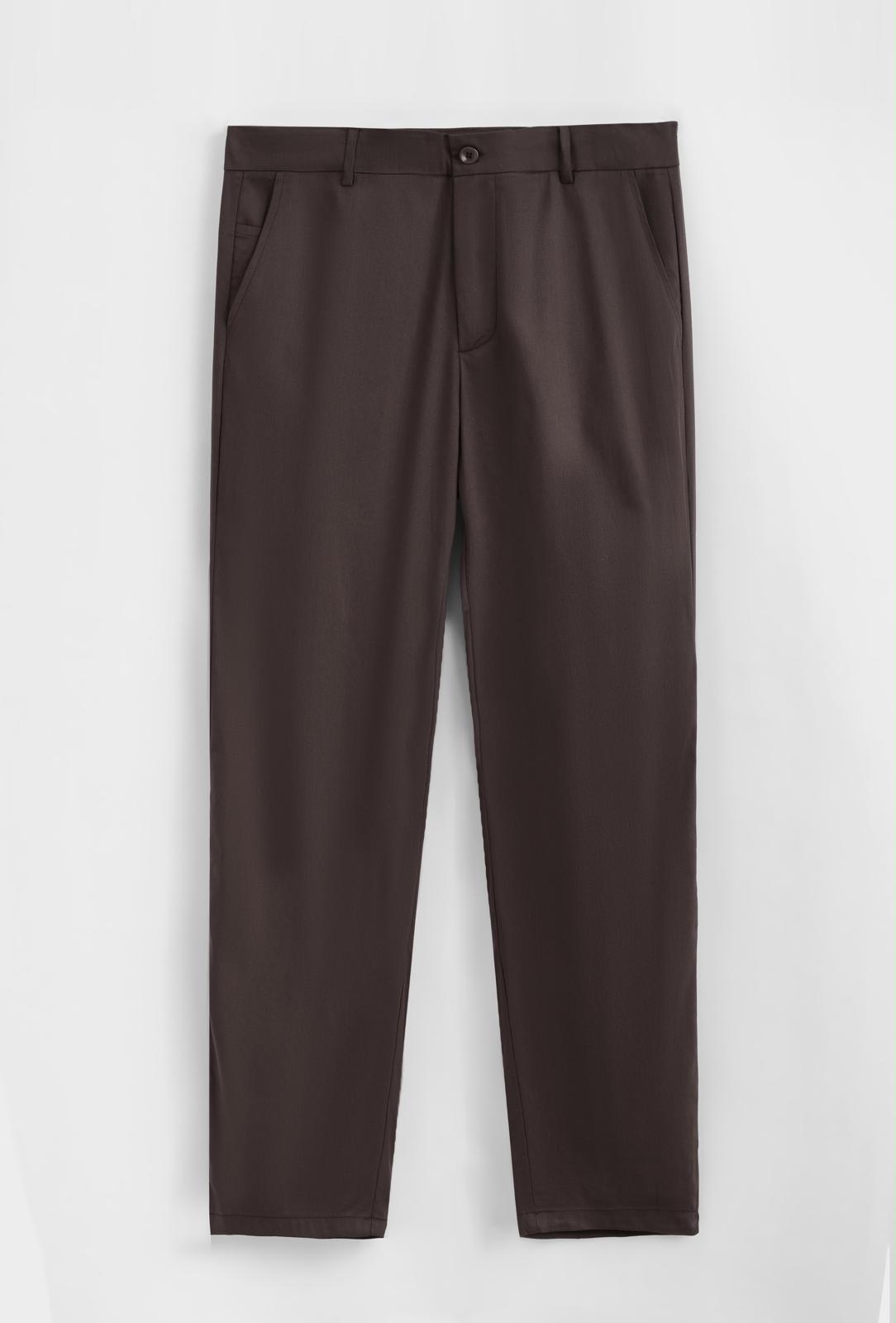 Essential Pantalon – Relaxed Fit - Bruin