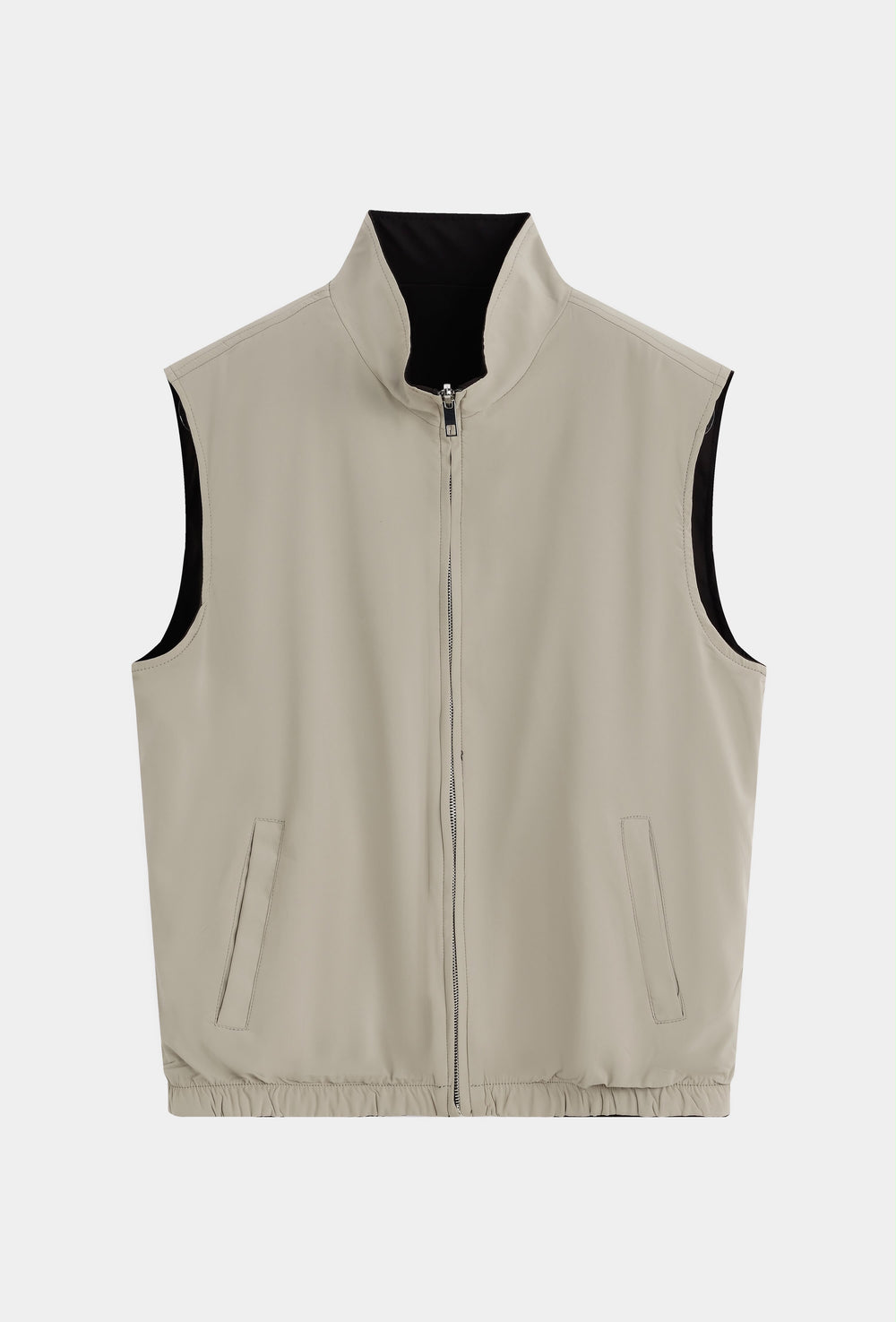 Frilivin - Glans Bodywarmer - Zwart/Beige