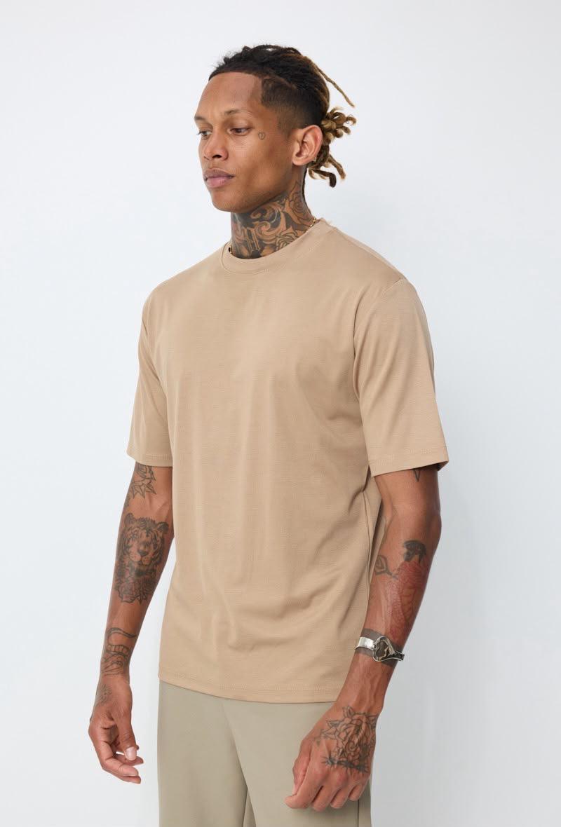 Glans T-Shirt – Beige