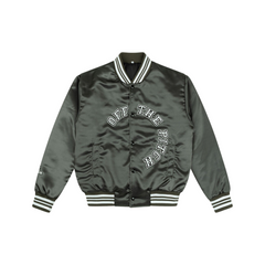 OFF THE PITCH SATIN VARSITY JACKET POLYESTER - 854 tarmac brown - Collegejack heren