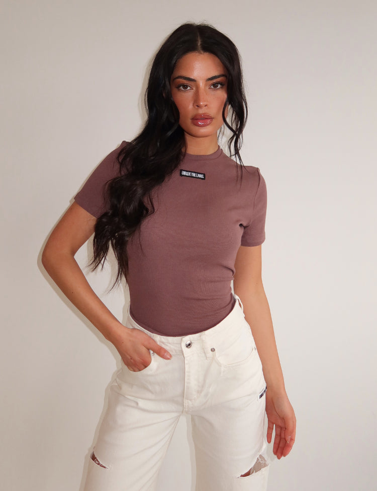 Jill Short Sleeve - Mushroom