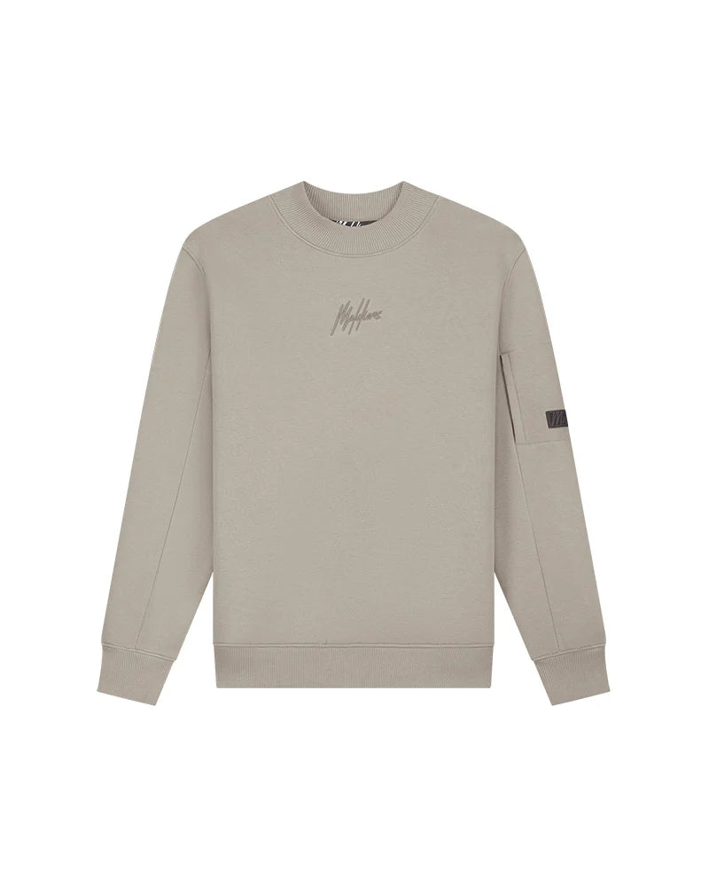 MALELIONS MEN TURTLE SWEATER - DRY SAGE