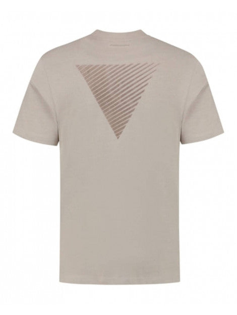 T-Shirt mit Flockdruck und Logo