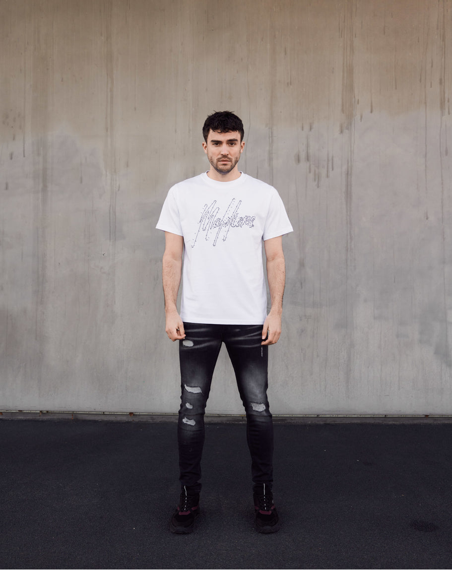 MALELIONS HERREN-LINIEN-T-SHIRT