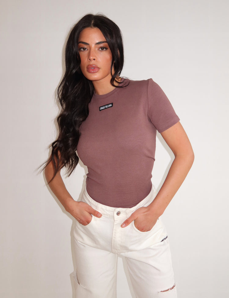 Jill Short Sleeve - Mushroom