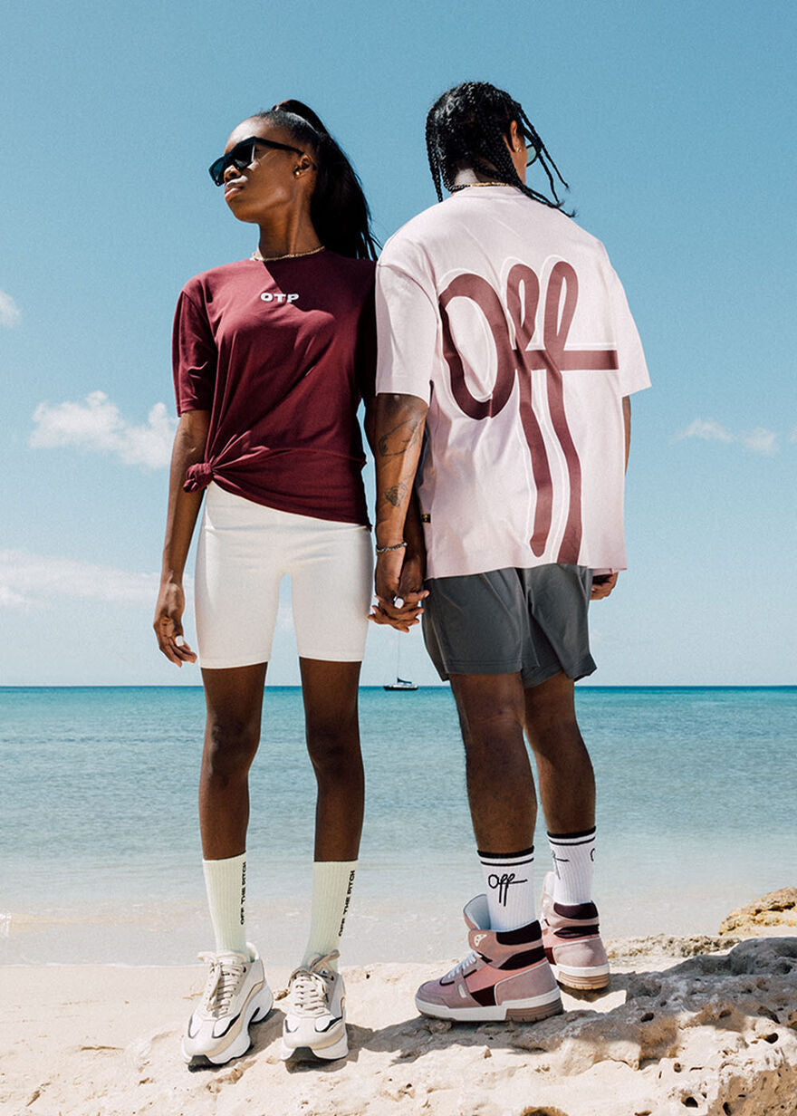 OTP Übergroßes T-Shirt in Rouge