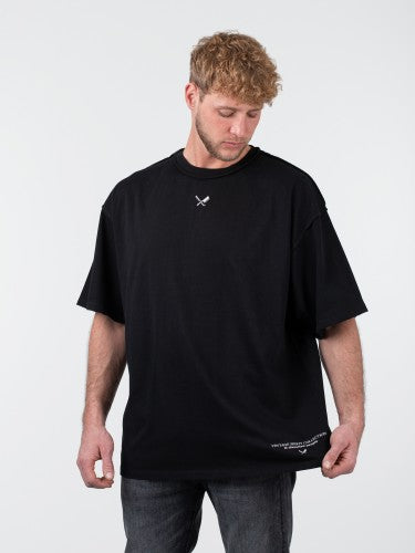 Distorted people vintage saved heavy oversized t-shirt