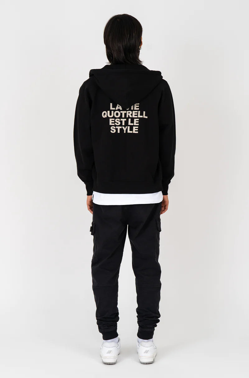 La vie zip hoodie