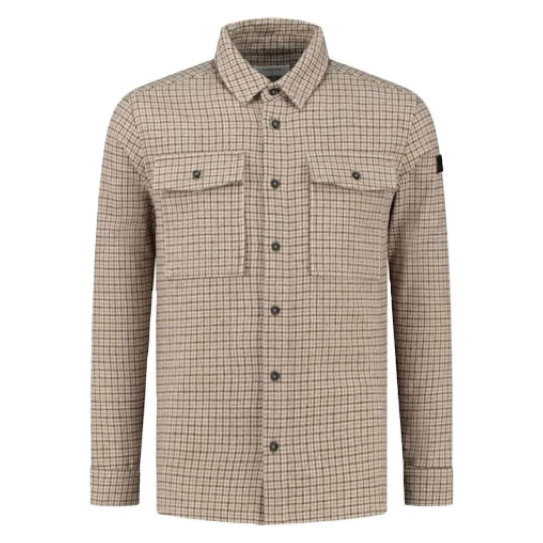 Pure White Overshirt ruitjes