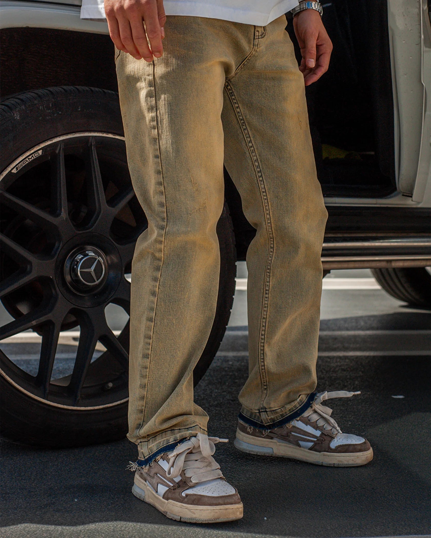 SAHARA STRAIGHT DENIM | Blauw