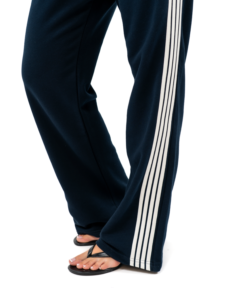 STRIPE PANTS NAVY