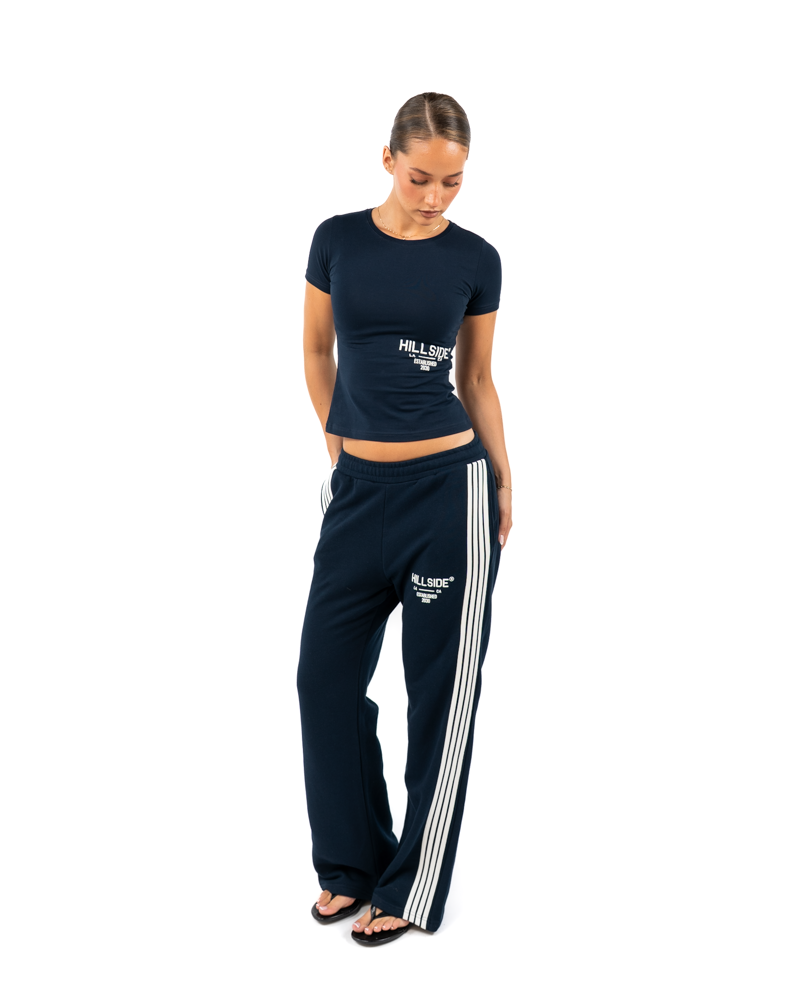 STRIPE PANTS NAVY