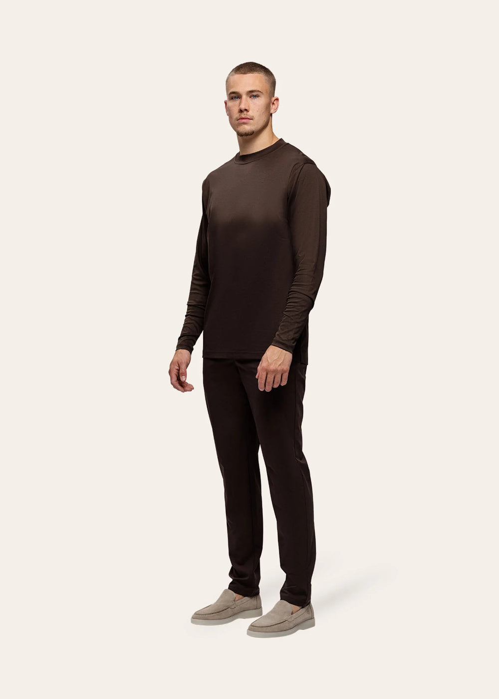 TriaD'oro - Longsleeve T-Shirt - Brown
