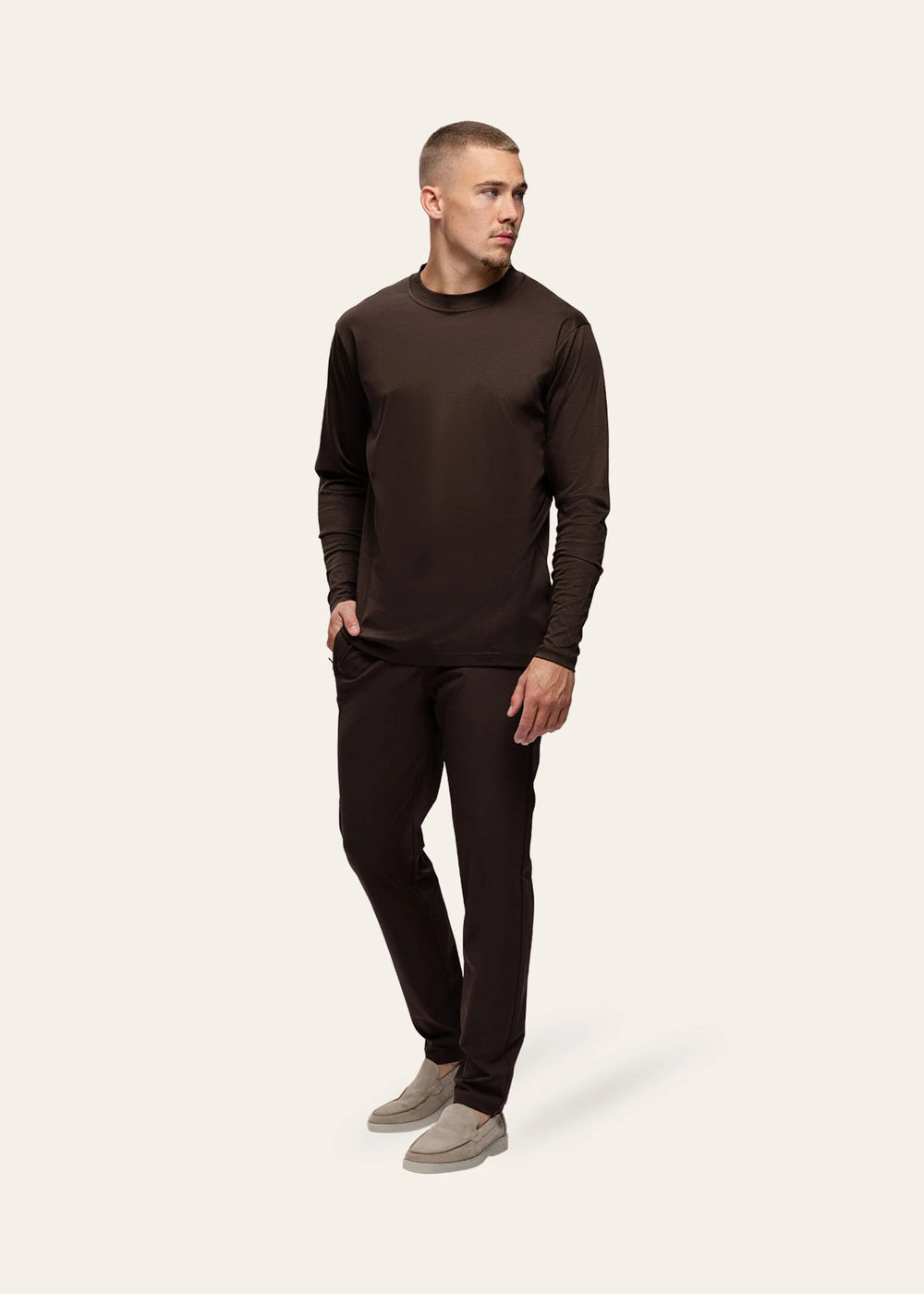 TriaD'oro - Longsleeve T-Shirt - Brown