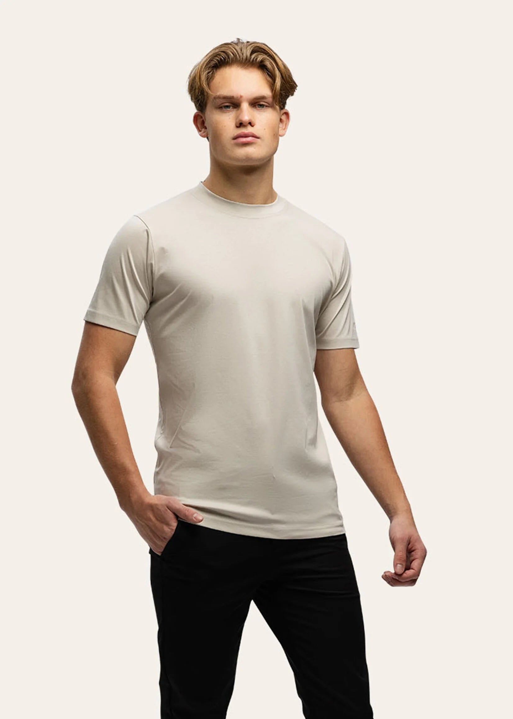 Slim Fit T-Shirt Beige
