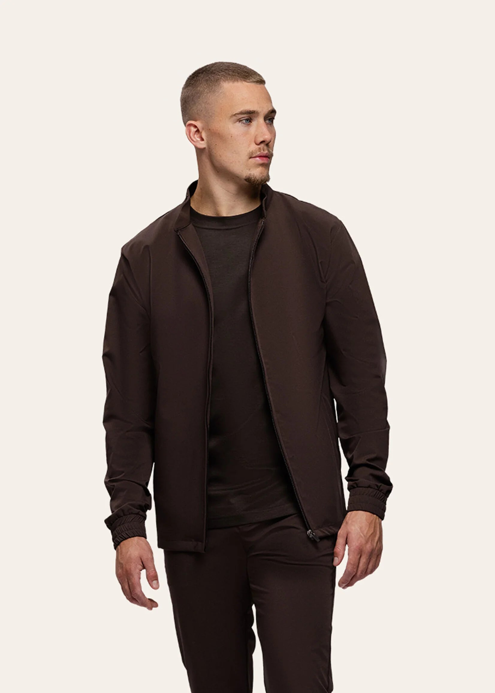 Tracksuit Jacket Brown