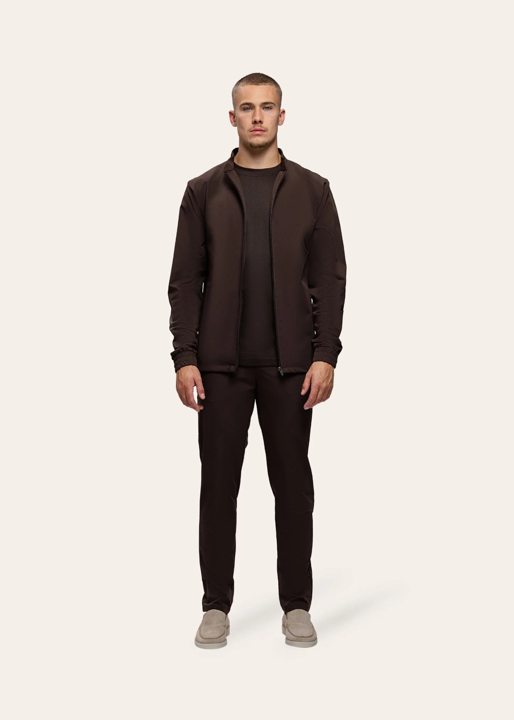 Tracksuit Jacket Brown