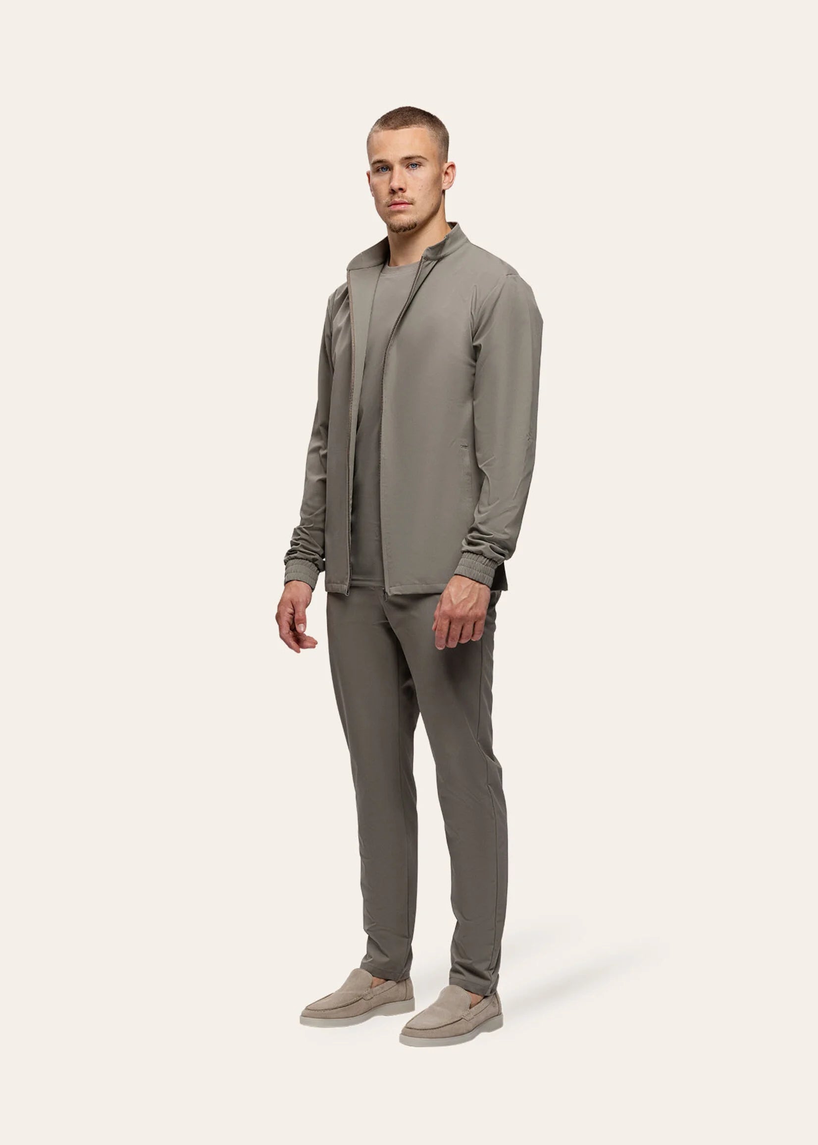 Tracksuit Jacket Taupe