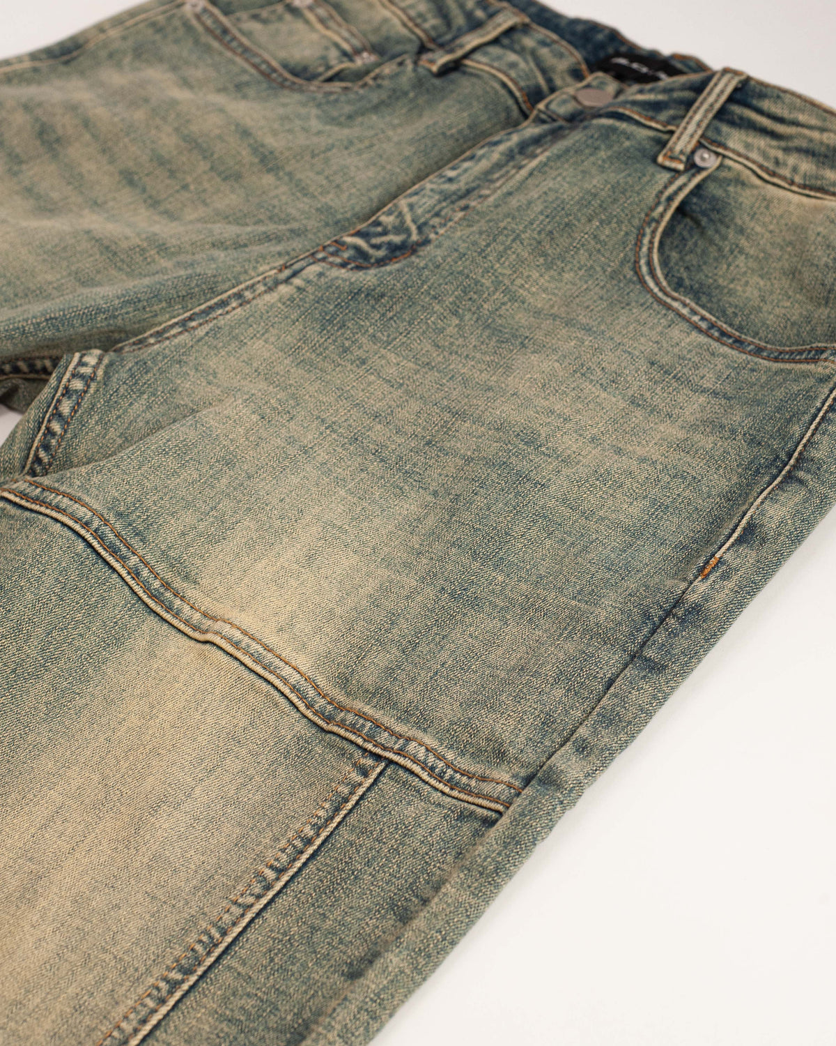 Black bananas - ZIP SEAMED DENIM - BLUE