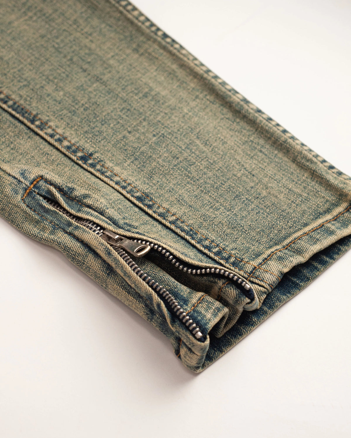 Black bananas - ZIP SEAMED DENIM - BLUE