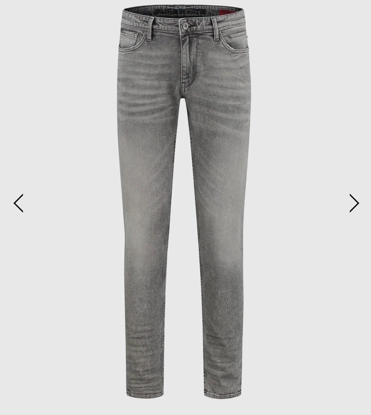 Pure White - The Jone Skinny Fit Jeans - Mid Grey Denim