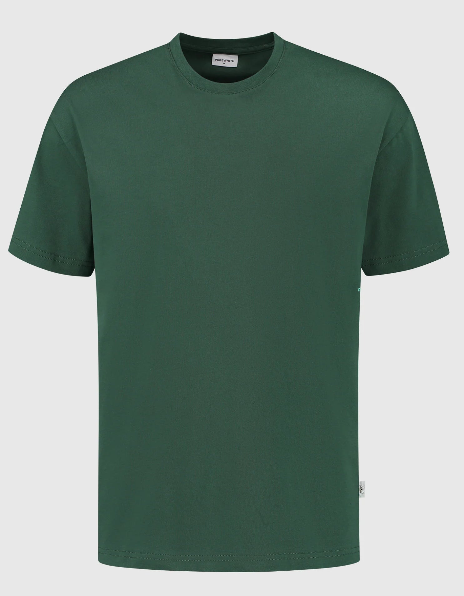 BALANCED TRIANGLE PRINT T-SHIRT - 94 forest green