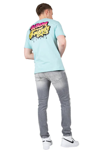 WRONG FRIENDS NERJA T-SHIRT - blue