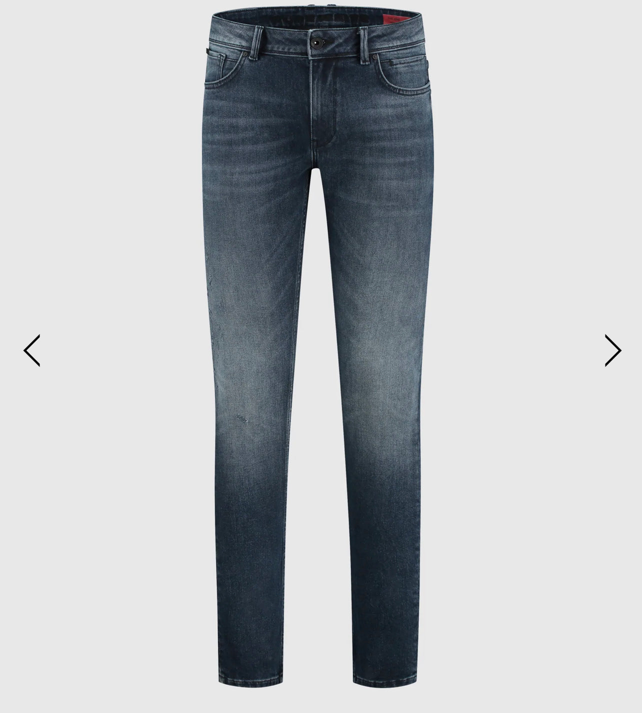 Pure White - The Jone Skinny Fit Jeans - Dark Blue Denim