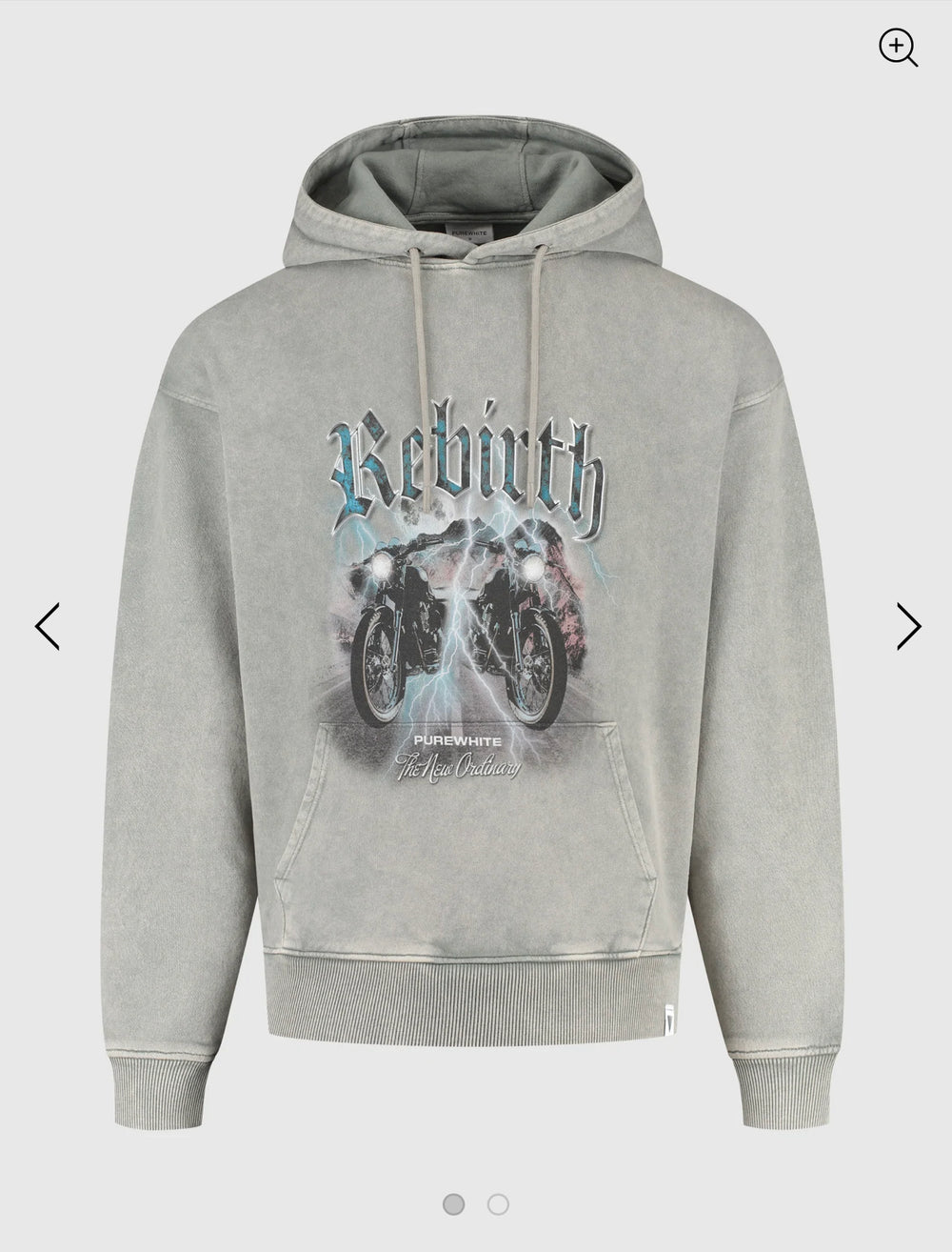 PURE WHITE REBIRTH HOODIE