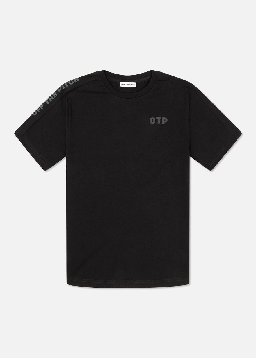 OFF THE PITCH LEISURE SLIM FIT TEE - black