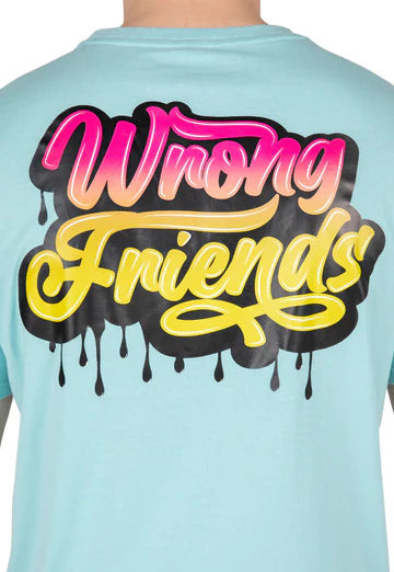 WRONG FRIENDS NERJA T-SHIRT - blue