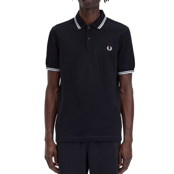 Fred Perry TWIN TIPPED SHIRT - Slim fit katoenen herenpolo
